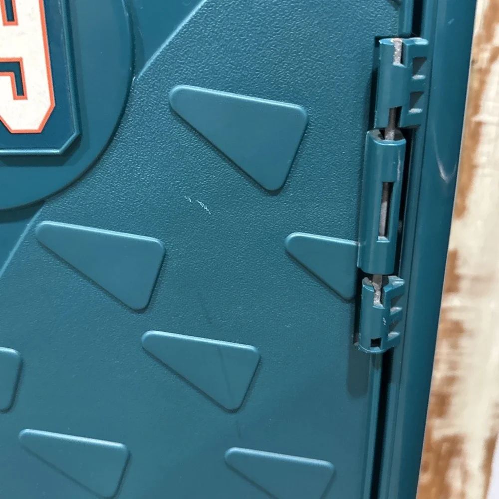 Vintage 1996 Suncast Miami Dolphins NFL Plastic Storage Locker 49